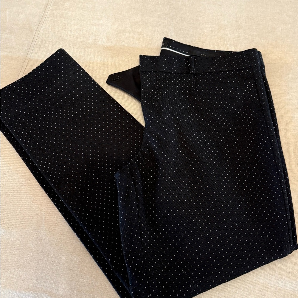 Women’s Banana Republic Black Polka Dot Dress Pants